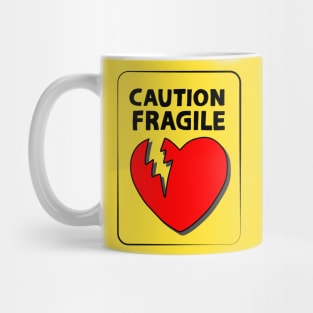 Caution Fragile Mug